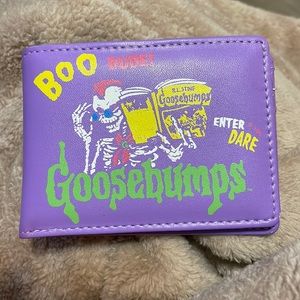 Curly the skeleton - Cakeworthy x Goosebumps Wallet - Purple